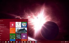 Outer Space win10 theme