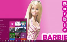 Barbie win10 theme