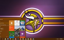 Minnesota Vikings win10 theme