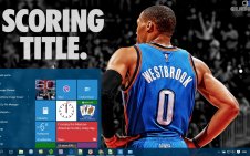 Russell Westbrook win10 theme