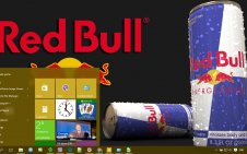 Red Bull win10 theme