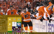 Philadelphia Flyers win10 theme