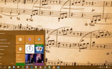 Music Notes win10 theme