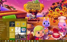 Animal Crossing: New Leaf win10 theme