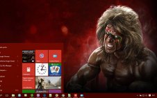 The Ultimate Warrior win10 theme