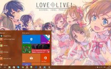 Love Live! win10 theme
