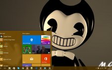 Bendy and the Ink Machine win10 theme