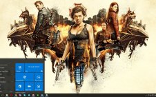 Resident Evil: The Final Chapter win10 theme