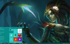 League Of Legends (Dual Monitor) win10 theme