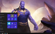 Thanos win10 theme