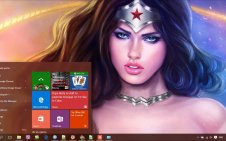 Wonder Woman win10 theme