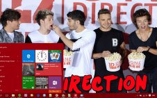 One Direction win10 theme