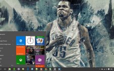 Kevin Durant win10 theme