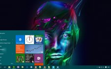 Psychedelic win10 theme