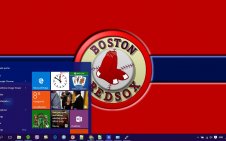Red Sox win10 theme