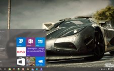 Need for Speed Rivals win10 theme