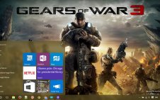 Gears of War 3 win10 theme