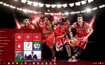 Houston Rockets Theme Desktop