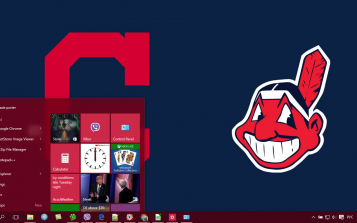 Cleveland Indians Baseball Theme Desktop