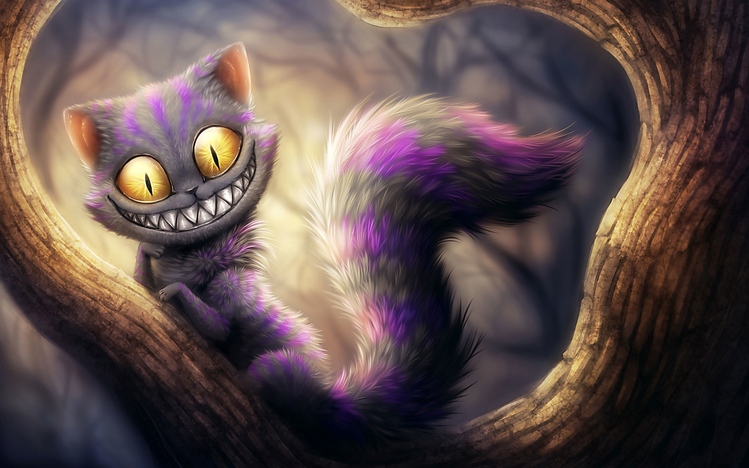 Cheshire Cat Windows 10 Theme - themepack.me