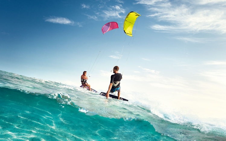 kitesurfing theme