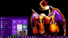 Charizard windows theme