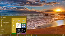 Sunrise windows theme