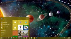 Solar System windows theme