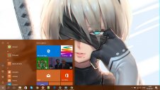 Nier: Automata windows theme
