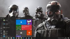 Tom Clancy's Rainbow Six Siege windows theme
