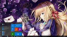 Violet Evergarden windows theme