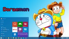 Doraemon windows theme