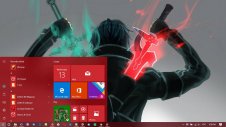 Kirito (SAO) windows theme