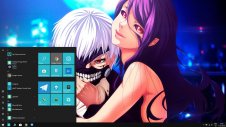 Ken Kaneki windows theme
