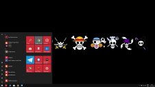 One Piece Logo windows theme