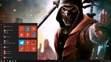 Scorpion (Mortal Kombat) windows theme