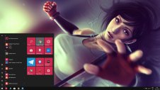 Tifa Lockheart windows theme