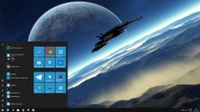 Mass Effect Normandy windows theme