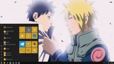 Minato Namikaze windows theme