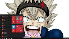 Asta (Black Clover)  windows theme