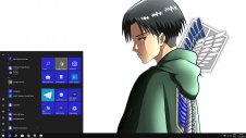 Levi Ackerman windows theme