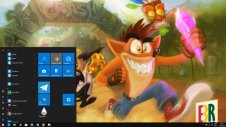 Crash Bandicoot windows theme