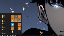 Solo Leveling windows theme