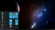 Dual Universe windows theme