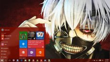 Tokyo Ghoul windows theme