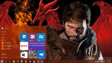Dragon Age II windows theme