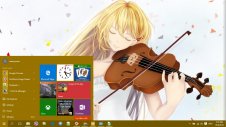 Shigatsu wa Kimi no Uso windows theme