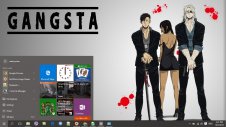 Gangsta. windows theme
