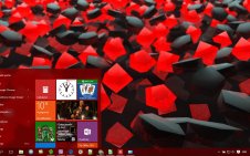 Red And Black win10 theme