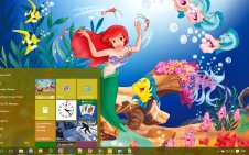 Little Mermaid win10 theme